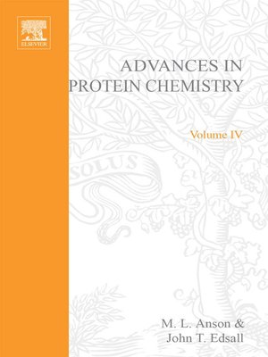 cover image of Advances in Protein Chemistry